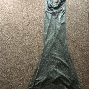 Long Gold Formal Dress